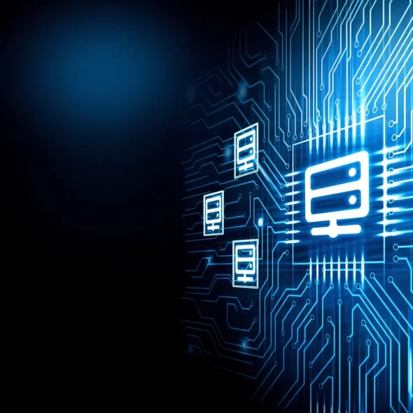 website-hosting-concept-with-circuits
